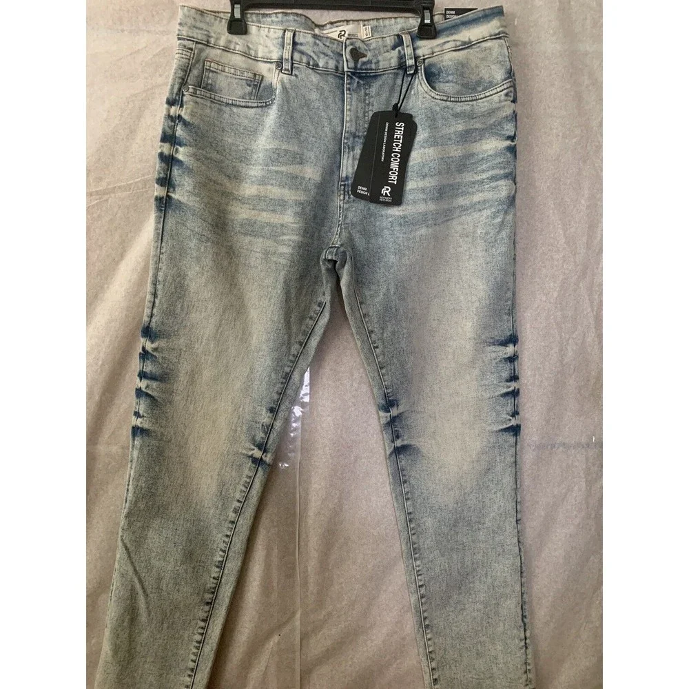 REFINERY REPUBLIC Men's Stretch Comfort Jeans Size 40 X 32 (1261) NEW